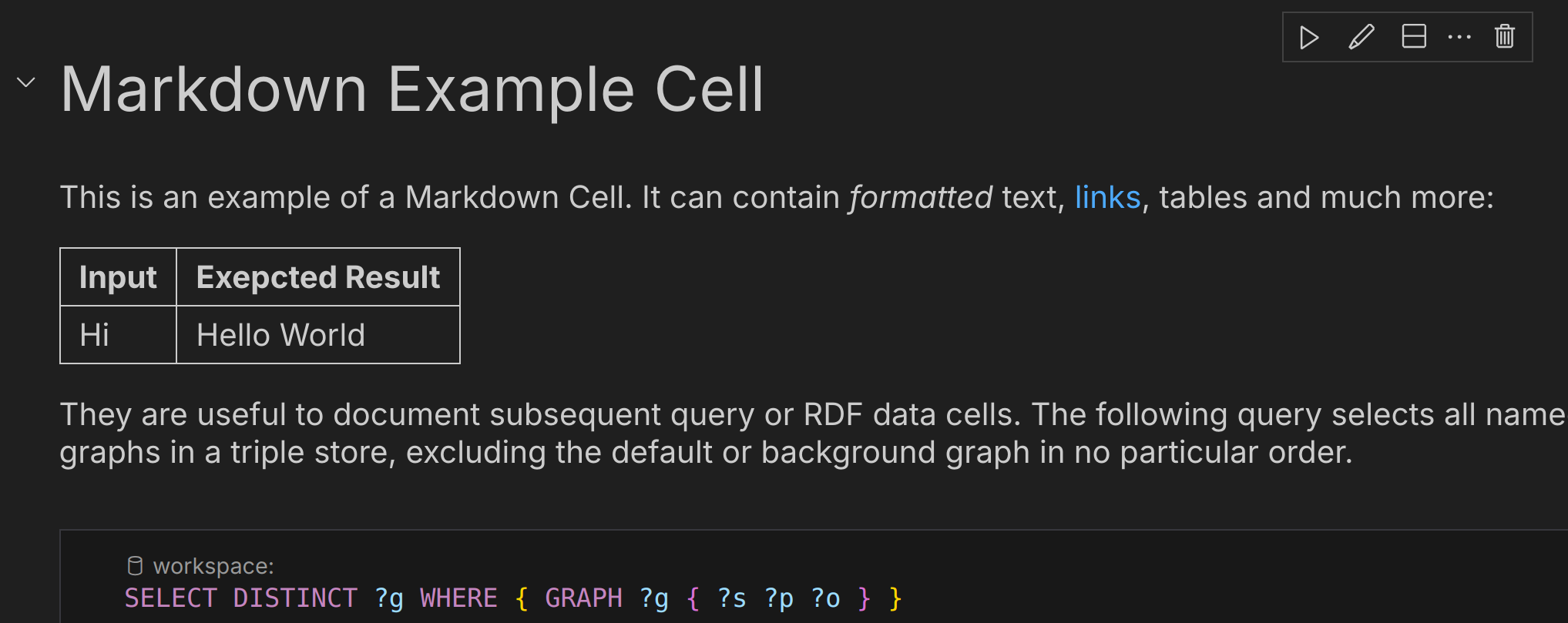 Screenshot of a Markdown cell