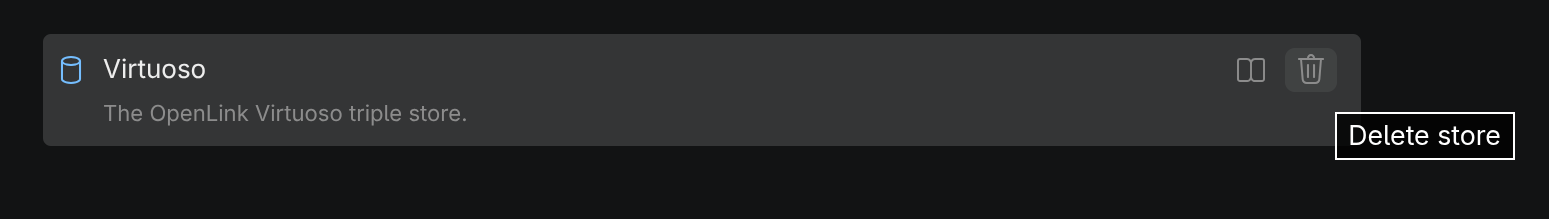 Confirmation dialog when deleting a store that is used by connections